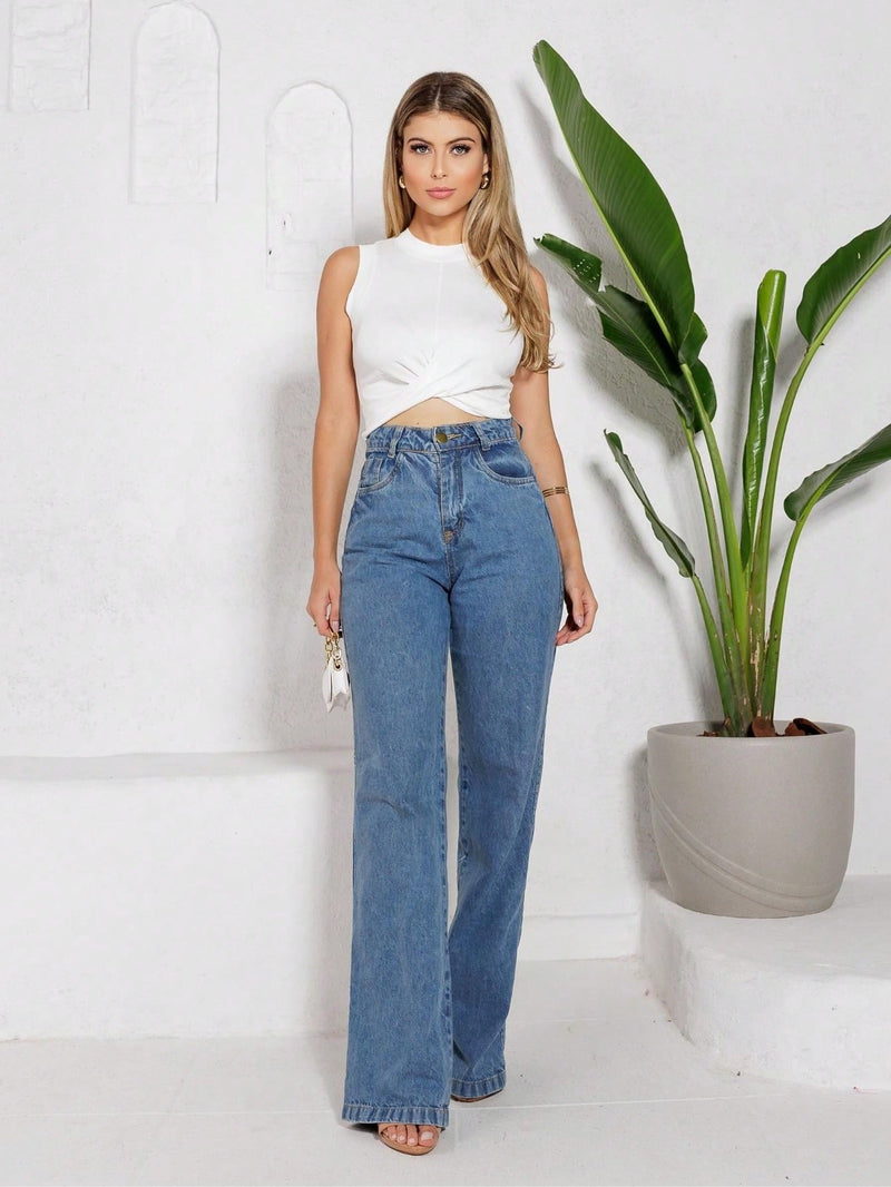 Top Cropped Torção Frontal