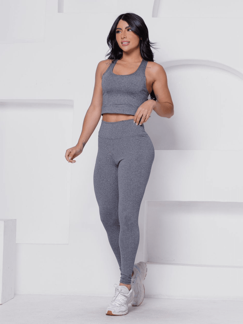 Calça legging + TOP em Suplex