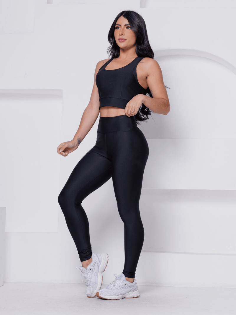Calça legging + TOP em Suplex