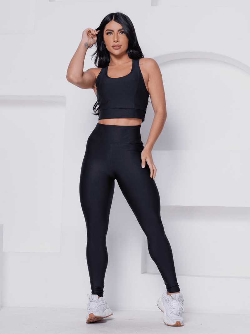 Calça legging + TOP em Suplex
